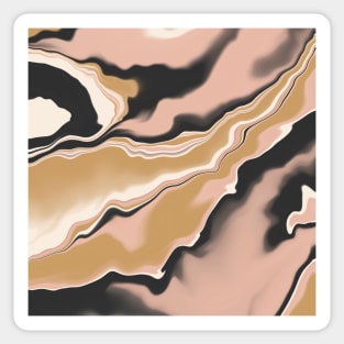 Marbled brushstrokes digital 108 Sticker